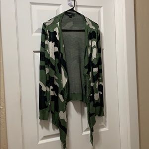 Forever 21 Camo Cardigan